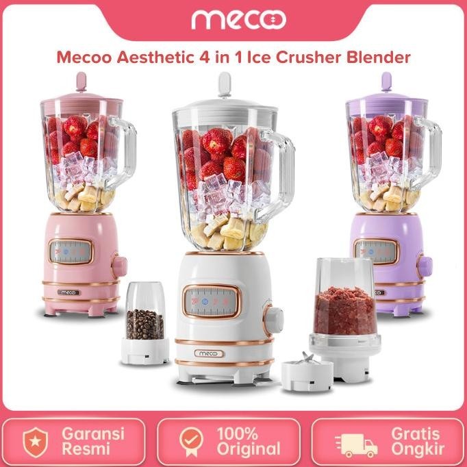 Mecoo Blender Jus Buah Chopper Belender Juicer Mecco Meco Blander 4In1 Bhagaxalim