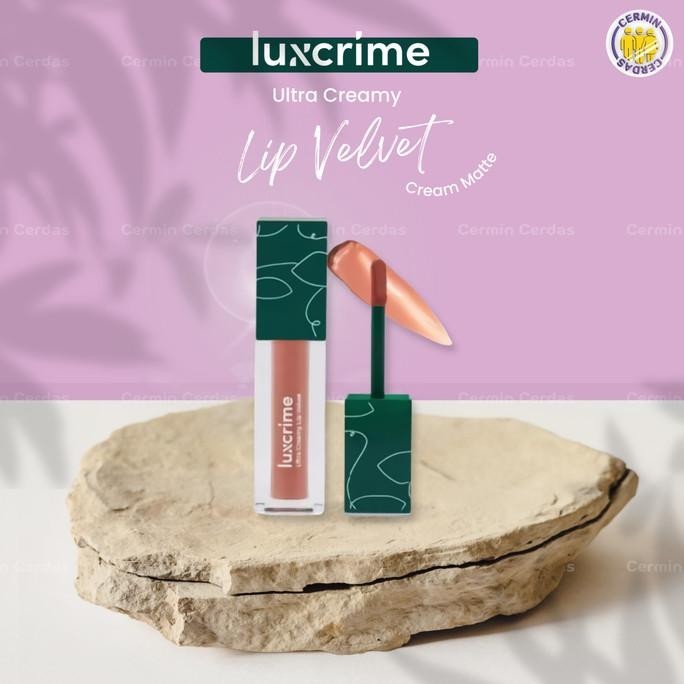 [ LUXCRIME ] Ultra Creamy Lip Velvet Cream Matte Lipstick Hydrating