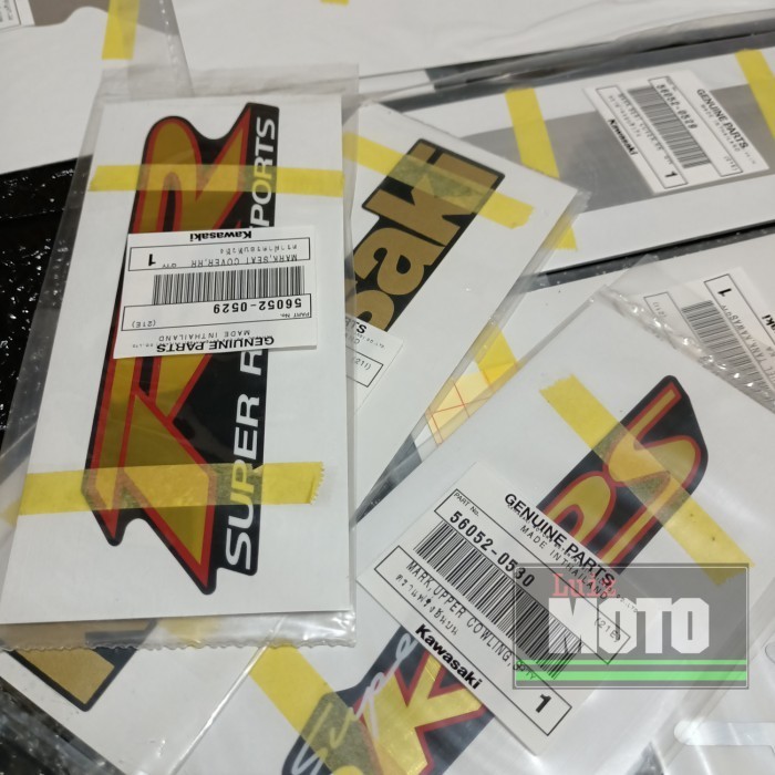 Stiker Striping Body Ninja Krr Zx Hitam Original