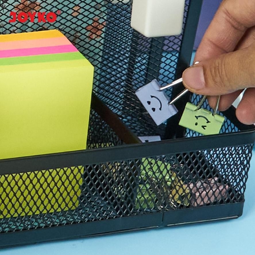

DESK SET JOYKO DS21/PEN HOLDER/TEMPAT ALAT TULIS JARING/DESKSET BESI GASS
