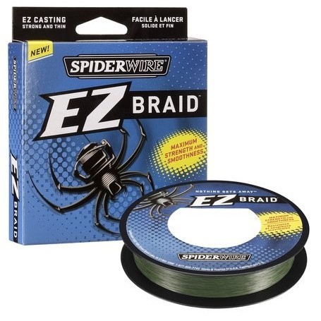 Spiderwire Ez-Braid 300Yd Senar Pe Pancing Spider Wire Moss Green