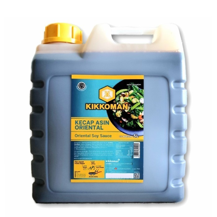 

Kikkoman Ental Soy Sauce Halal Jerigen 5L