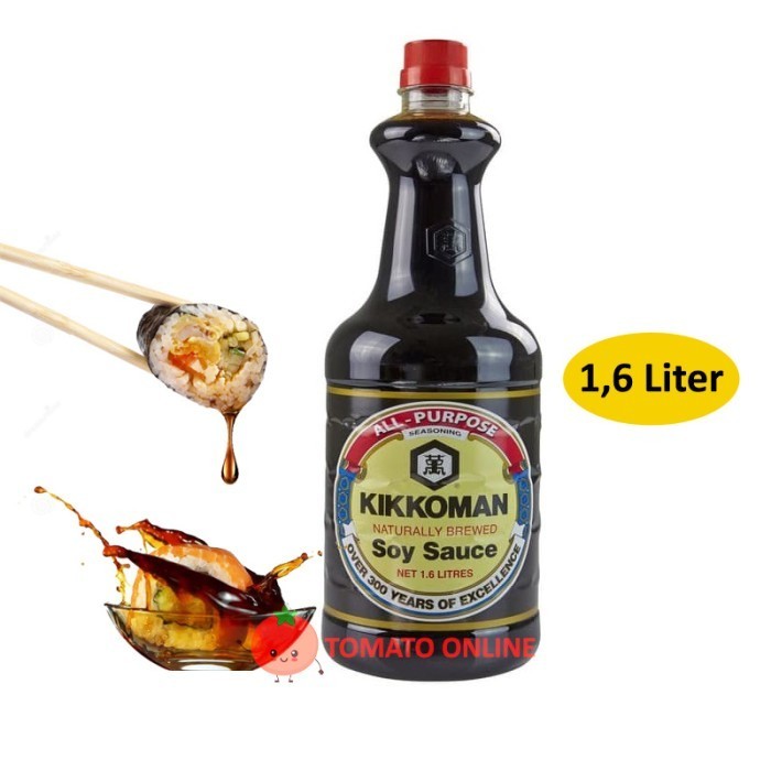 

Kikkoman Soy Sauce 1.6 / 1,6 / Liter Ltr Lt L