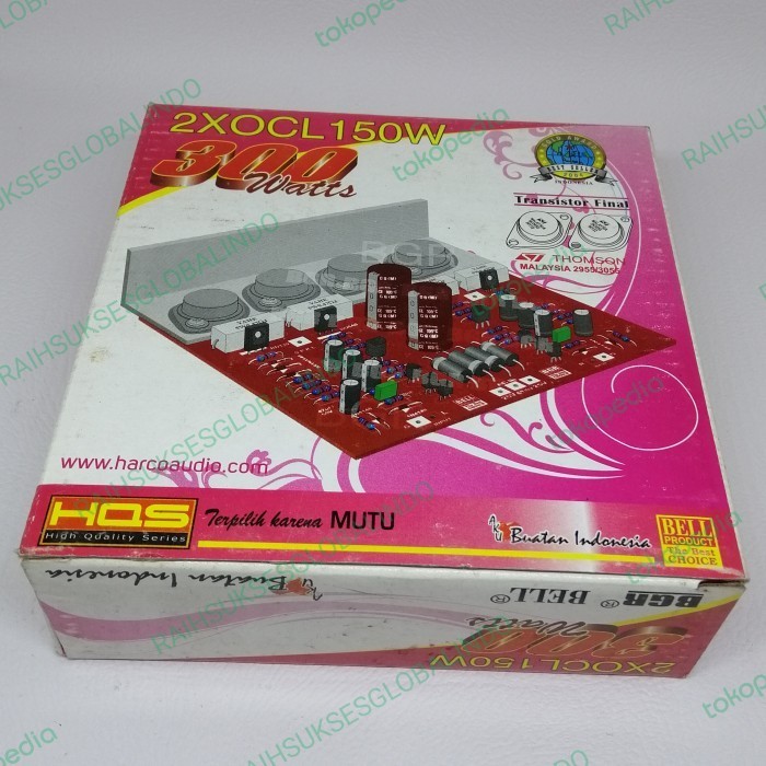 :<:<:<:<] Kit Power Amplifier OCL 2x150W BELL