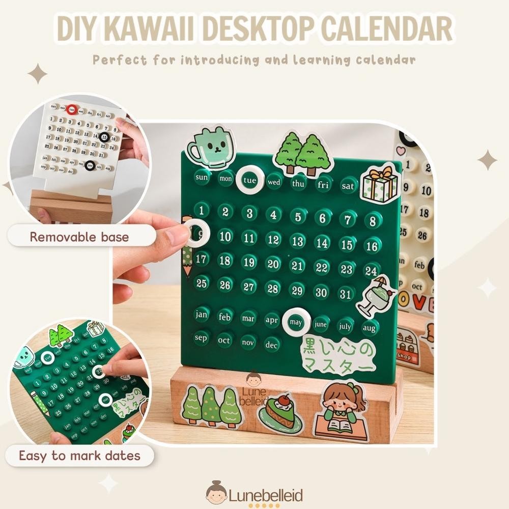 

DIY KAWAII DESKTOP CALENDAR / KALENDER MEJA BELAJAR / HADIAH KADO NATAL ANAK VIRAL