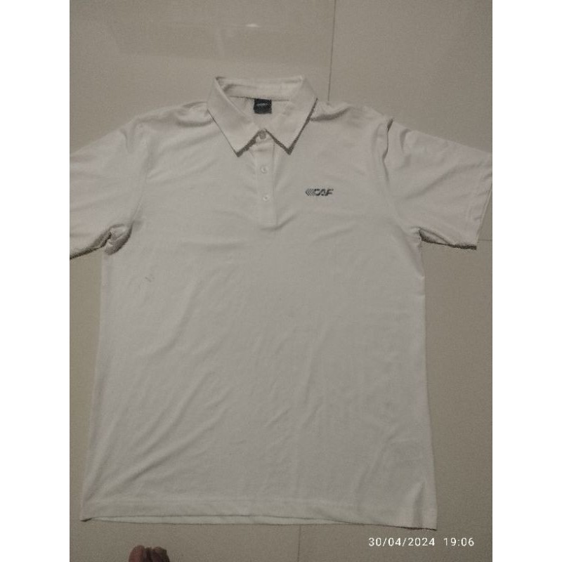 Kaos Kerah White Lecaf L