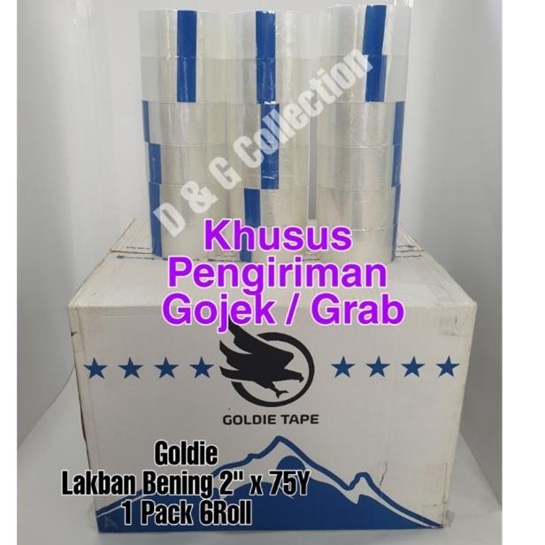 

Banyak Diskon!!! Lakban Bening 2 In 45Mm X 60 Yard/ Lakban Coklat 2In 45Mm X 60 Yard Khusus Gojek Dan Grab