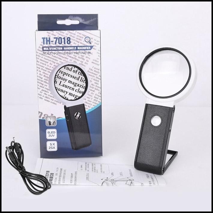 

DISKON KACA PEMBESAR FOLDABLE 6 LED 2 UV 3.5X-6X 25X AG32 / KAIN PERCETAKAN !!!!!!