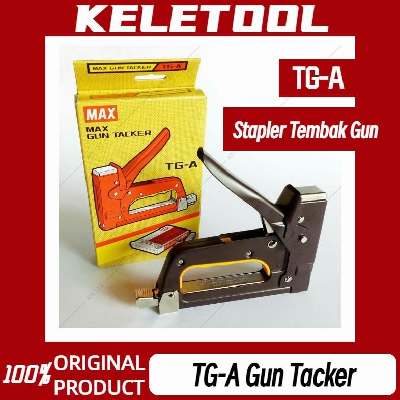 

Banyak Promooo !!! Keletool Tg-A Stapler Tembak Gun Tacker Max Orinal Guntacker Alat Stapler Tembak