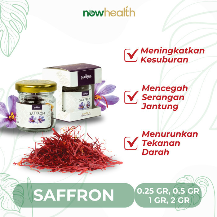 

Saffron 1 Gr Super Negin Premium Safron Natural Healthy Food