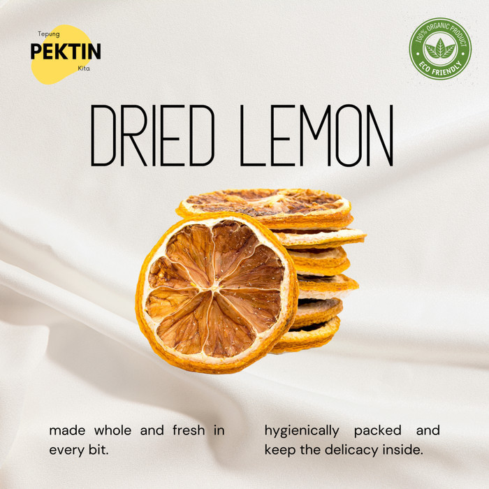 

Lemon Kering Dried Lemon Buah Organic 100 Gr