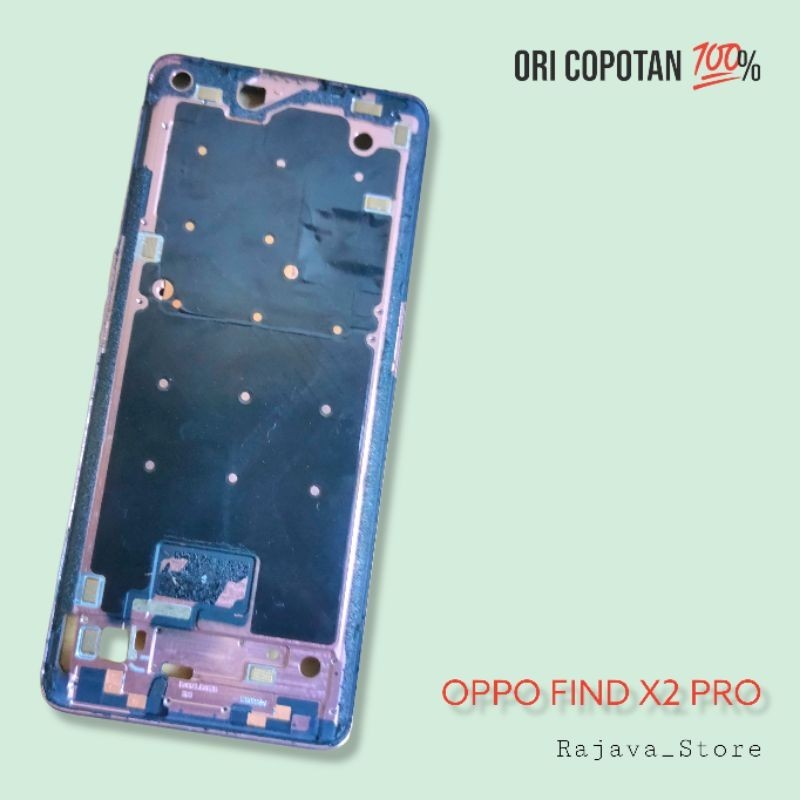 Frame body tulang tengah tatakan lcd oppo find x2 pro ori original cabutan copotan asli