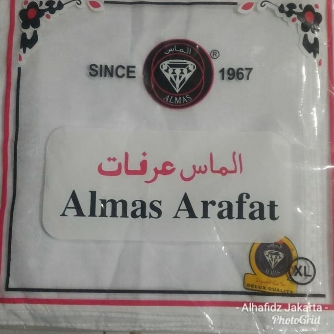Sorban Almas Arafat Putih Polos Surban Almas Arafat Putih Polos