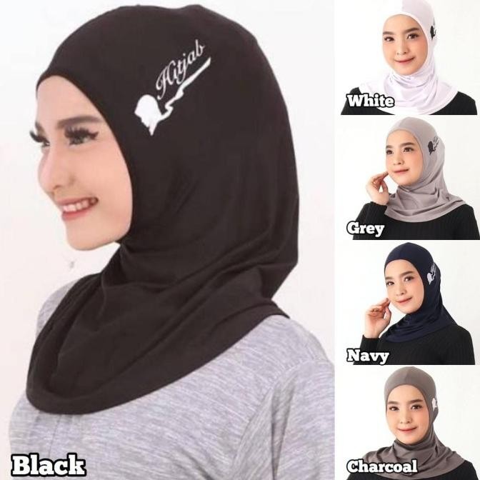 Hijab Sport Olahraga Gym Lari Renang Kerudung Instant