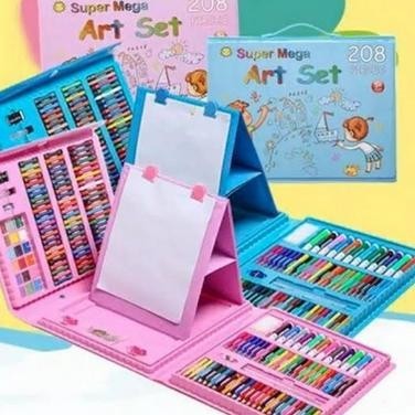 

CRAYON SET 208 PCS PENSIL WARNA MENGGAMBAR MEWARNAI MELUKIS ANAK-ANAK KRAYON CAT CAIR PASTEL KOPER SET LENGKAP KADO ANAK COLOURING GIFT TAKASIMURA STORE VIRAL