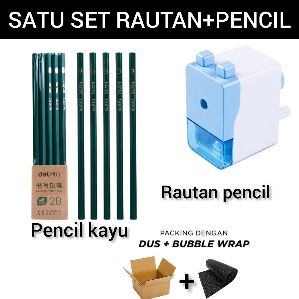 

Study Set Stationery 10 Pcs Pensil 2B + Serutan Putar Set Paket Alat Tulis Sekolah Rautan Pensil /Set Alat Tulis/Pensil/Rautan Pensil Benjanmiturnertu