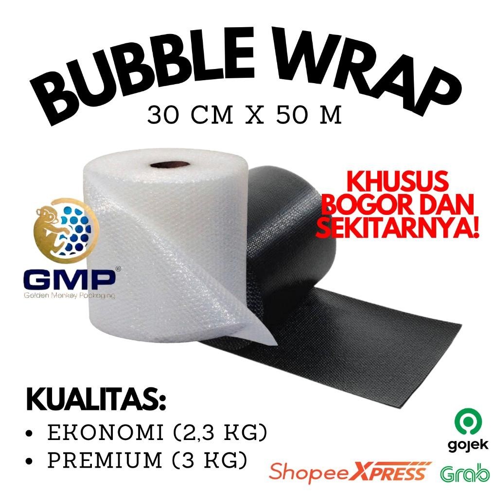 

BUBBLE WRAP PREMIUM 30 CM X 50 METER TEBAL & KUAT COD