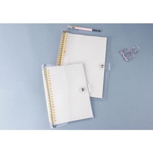 

BINDER BAHAN PVC RING WARNA PASTEL A5 B5 / MAP BINDER PLASTIK RING 20 DAN 26 LUBANG COD