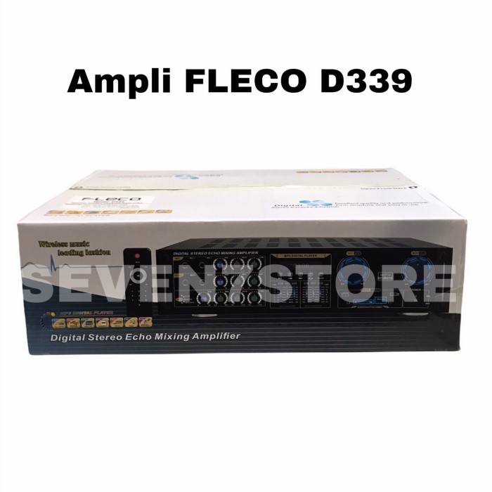 Amplifier Bluetooth Karaoke Fleco D339 - Ampli Karaoke