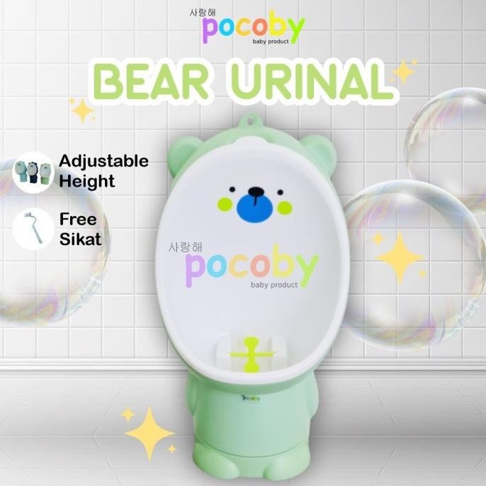 Children Urinal Bear Pocoby Urinoir Anak Pispot Berdiri