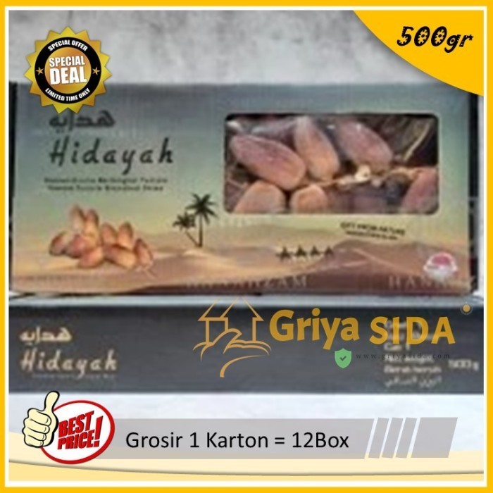 

HOT PROMO KURMA HIDAYAH 500GRAM / KURMA TUNISIA Kurma ori hidayah tunisia