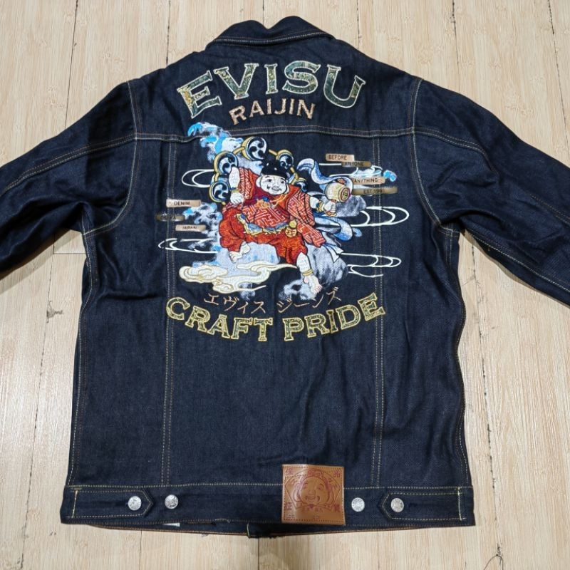 Jaket Denim Evisu