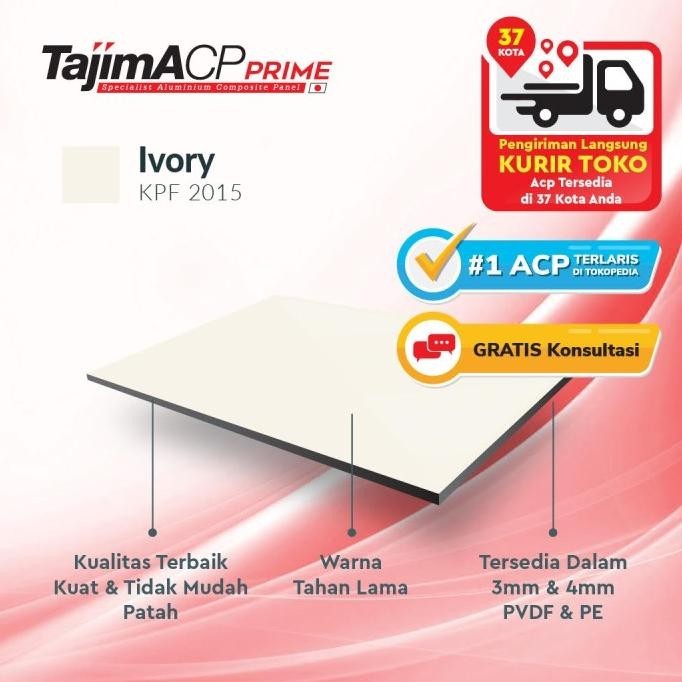 ACP Tajima Ivory 3mm Indoor - Aluminium Composite Panel
