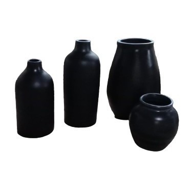 Guci Keramik Pajangan Besar Dari Tanah Liat Di Cat