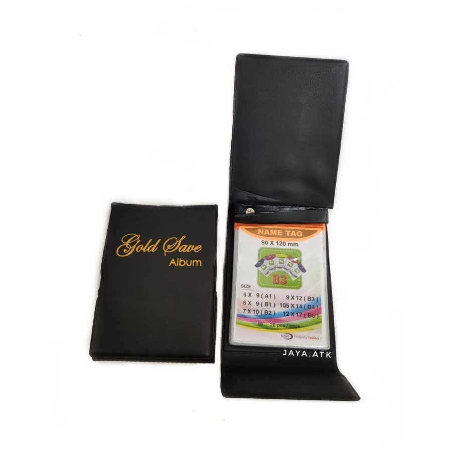 Ready TEMPAT PENYIMPANAN EMAS DOMPET ALBUM EMAS ANTAM BATANG 20LBR GOLD SAVE