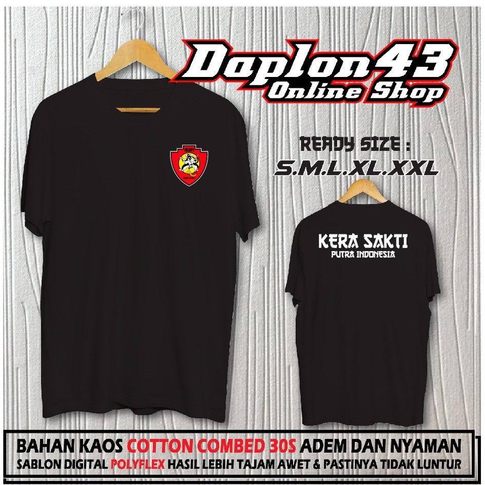 KAOS LOGO IKS.PI KERA SAKTI PUTRA INDONESIA // KAOS PENCAK SILAT INDONESIA // KAOS DISTRO KERA SAKTI