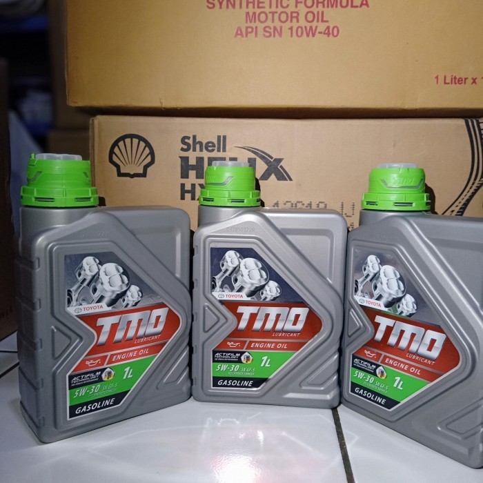 Oli Tmo (Toyota 5W-30) Fully Synthetic ,1Liter ,Original .Dijamin.