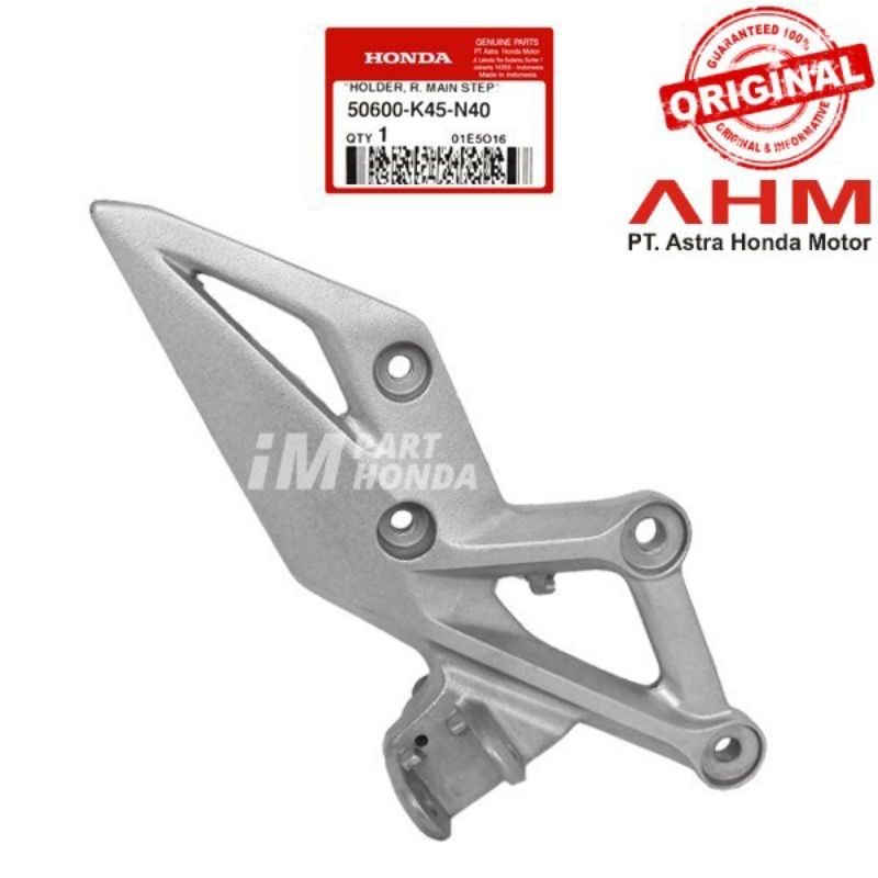 dudukan pijakan kaki. pangkon postep Holder R Main Step – New CBR 150R K45G