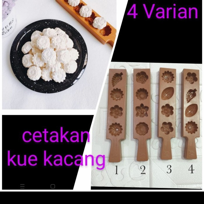 

EG808 Cetakan Kue Kacang/Kue Satu/Bangkit Mix Bunga Import Malaysia Sin Lian BIG SALE