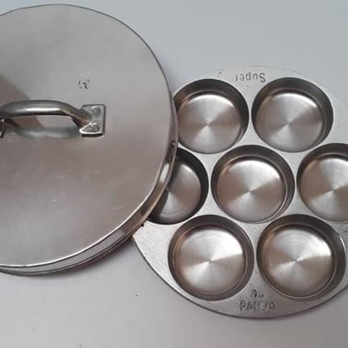

BM907 Cetakan Kue Lumpur / Kue Cubit / Martabak Mini Aluminium Cor Tebal 4cm TERBARU