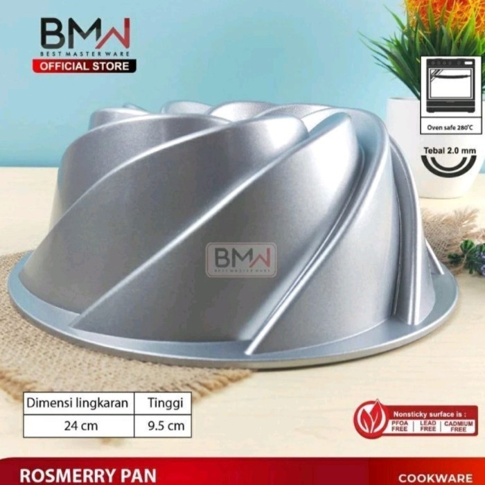 

SZ421 Cetakan Kue Rosmerry Pan Alumunium BMW NEW