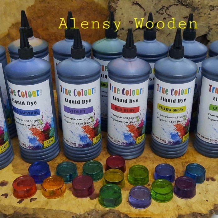 

Pewarna Cair Super Transparant Liquid Dye Untuk Resin Kemasan 1 Liter -Anza Wahda