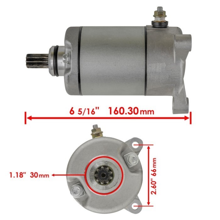 Starter Motor Untuk Polaris Atv Scrambler 500 2X4 4X4 3084981 3090188