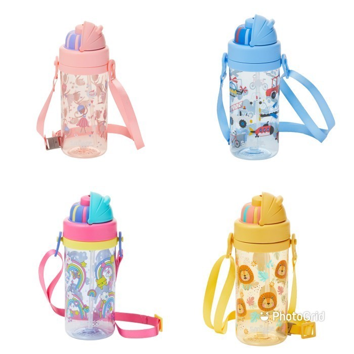 Smiggle Strap Bottle Drink Botol Minum Anak 430Ml