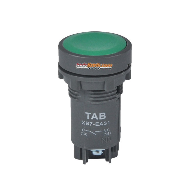 Push Button 22mm Hijau XB7-EA31 TAB