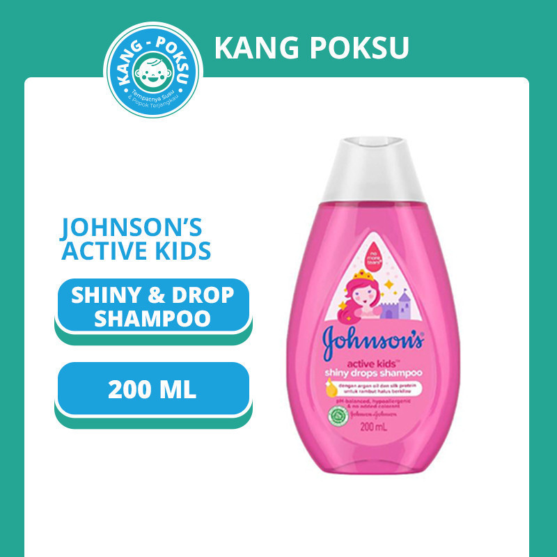 JOHNSON'S ACTIVE KIDS CLEAN & FRESH SHAMPOO BIRU PINK 200ML / BABY SHAMPOO GOLD 200 ML PRLA KPS