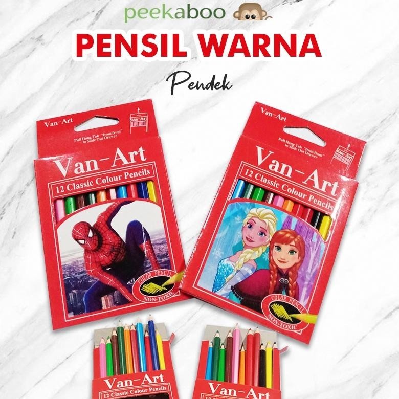 

Termurah (Cod) Pensil Warna Panjang 12 Warna/Colour/Color Jaminan Quality