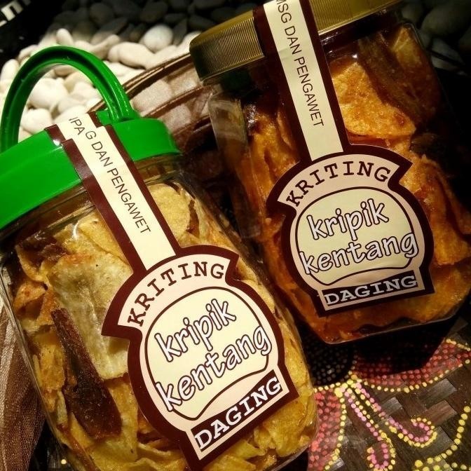 

READY STOCK KRITING HOMEMADE (KRIPIK KENTANG DAGING) !!!!!