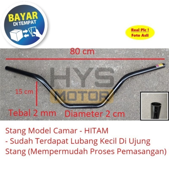 Asli Stang Variasi Motor Model Camar - Panjang 80 Cm Universal Semua Motor High Quality
