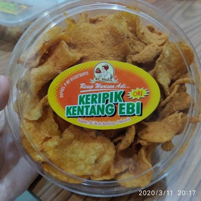 

TERBARU KERIPIK KENTANG EBI BU BROTO ORIGINAL PEDAS BANDUNG BEST SELLER SALE !!!!!