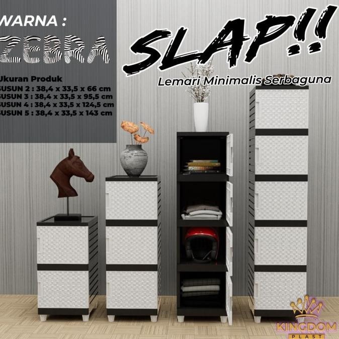 LEMARI PLASTIK PORTABLE SERBAGUNA / RAK BUKU / RAK HELM / RAK JILBAB