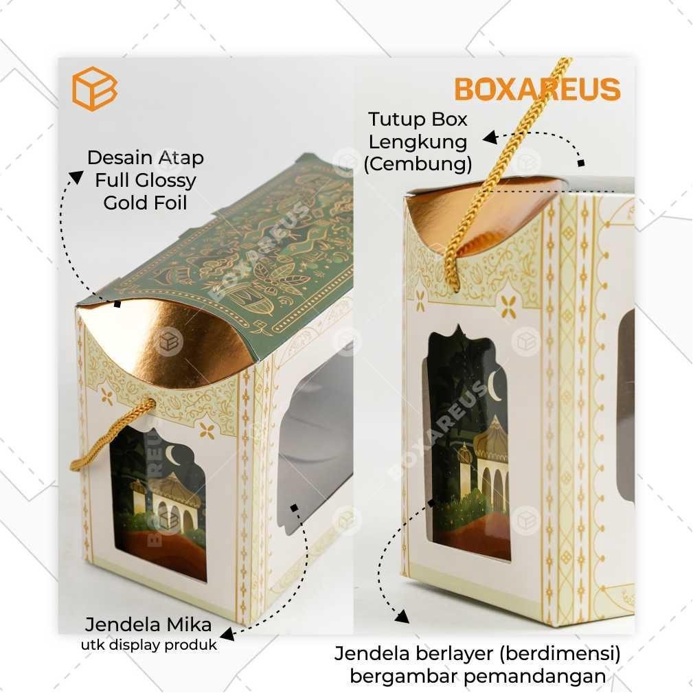 

Packaging Toples Kue Kering Jar Box Idul Fitri Lebaran Hampers | TBIF QUBA