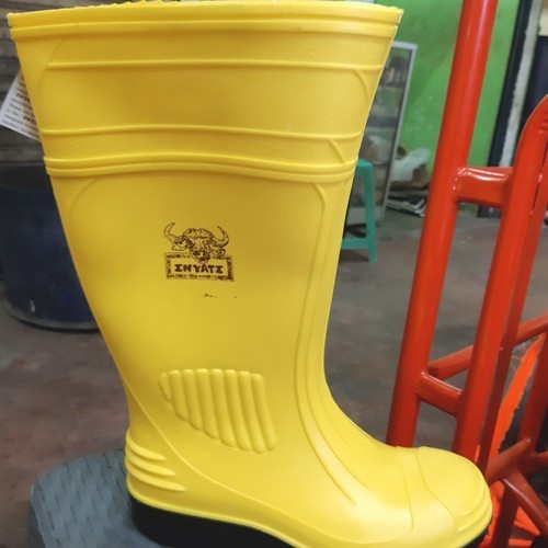 SEPATU BOOT SAFETY WAYNA INYATI - BOOT KUNING
