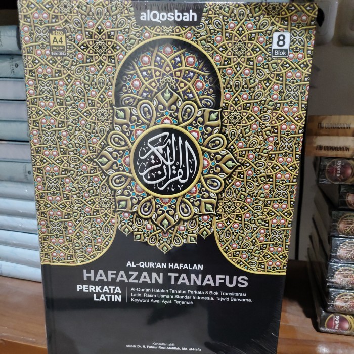 Al Quran Hafazan 8 Blok Perkata Latin A4 Besar
