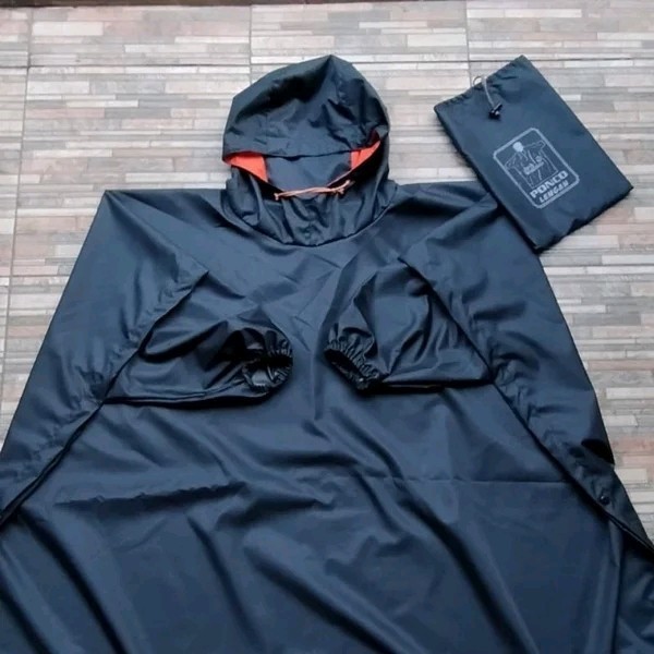 Jas Hujan Ponco Lengan Mantel Jack Wolfskin BUKAN arei eiger consina