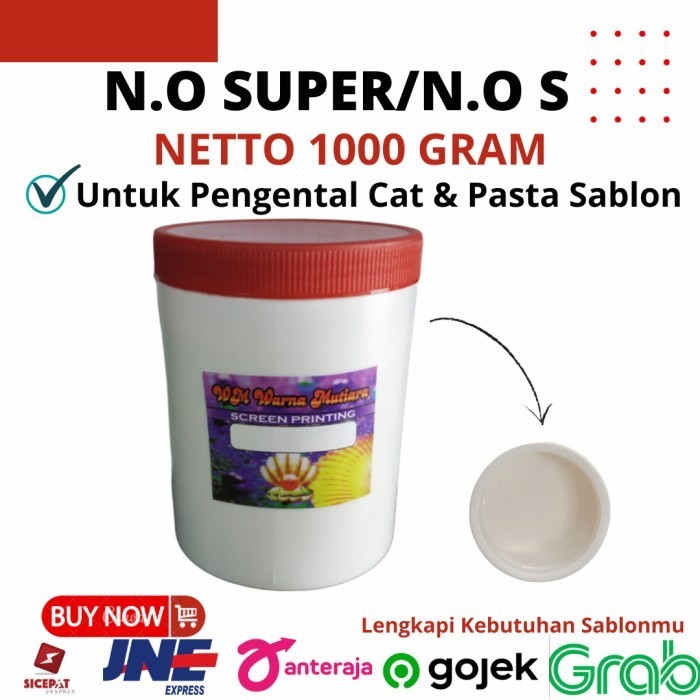 

For Sale N.O S/No Super Untuk Pengental Cat & Pasta Sablon 1Kg Murah